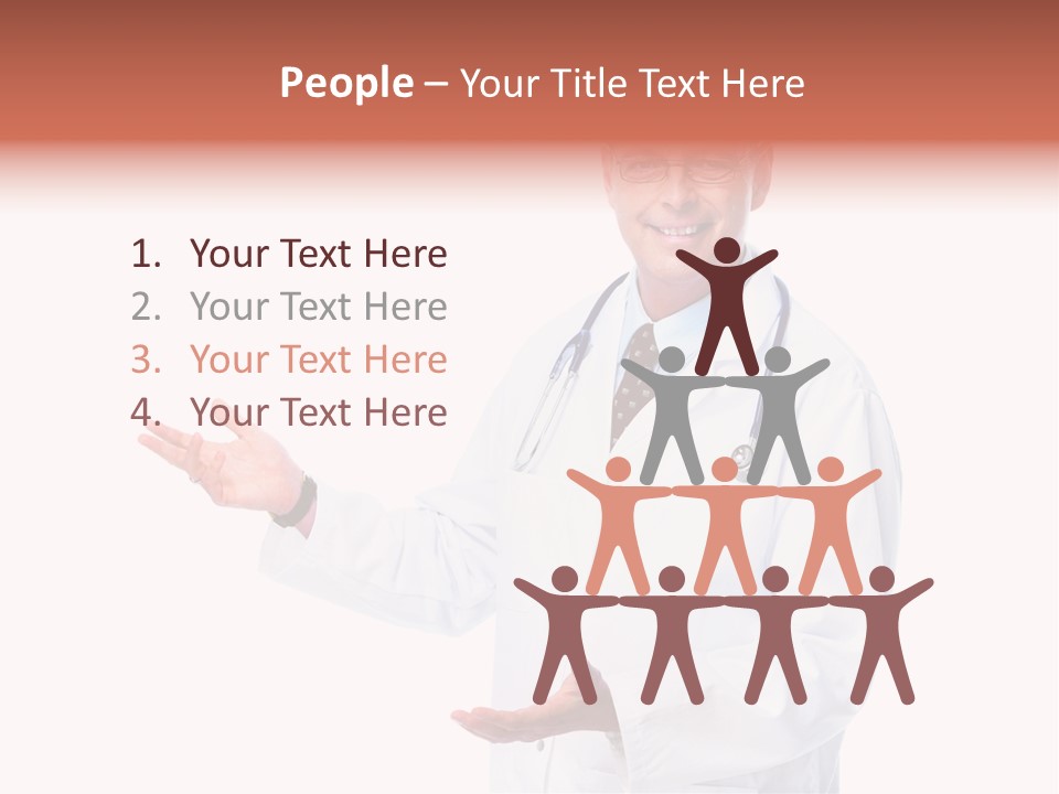 Surgeon Present Hand PowerPoint Template