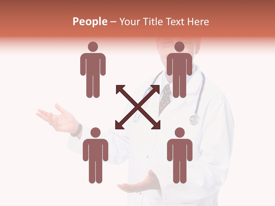Surgeon Present Hand PowerPoint Template