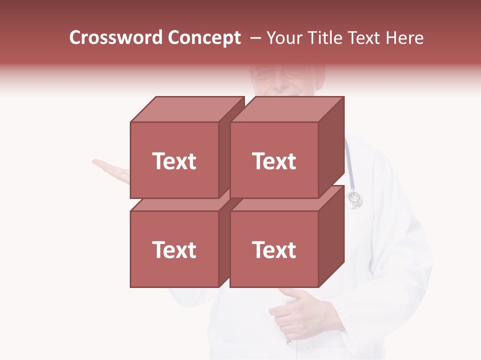 Job Male Caucasian PowerPoint Template