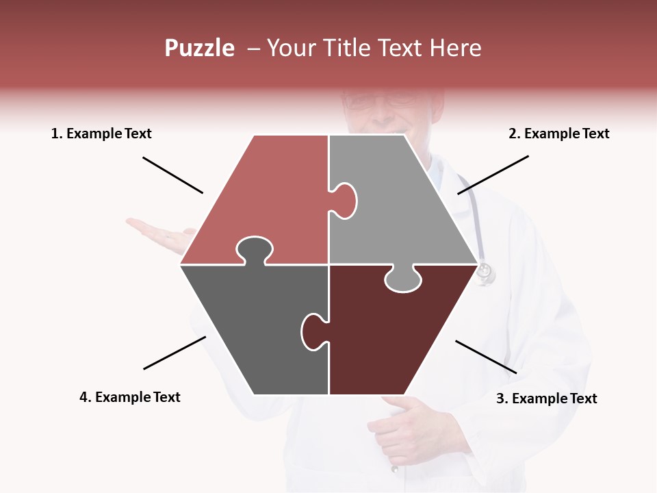 Job Male Caucasian PowerPoint Template