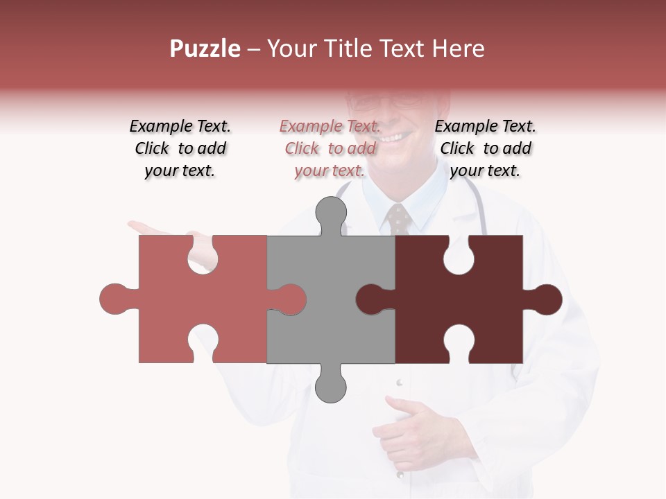 Job Male Caucasian PowerPoint Template