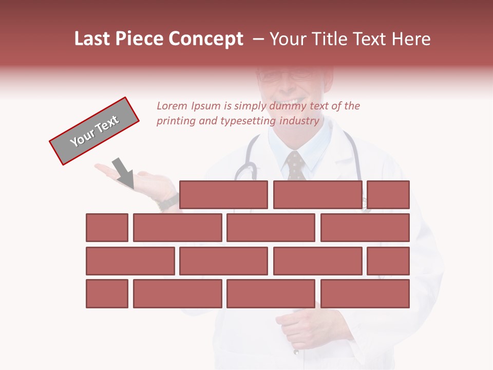 Job Male Caucasian PowerPoint Template