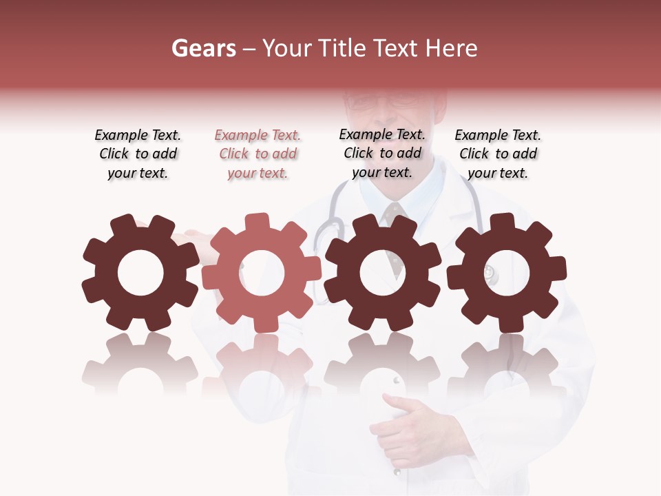 Job Male Caucasian PowerPoint Template