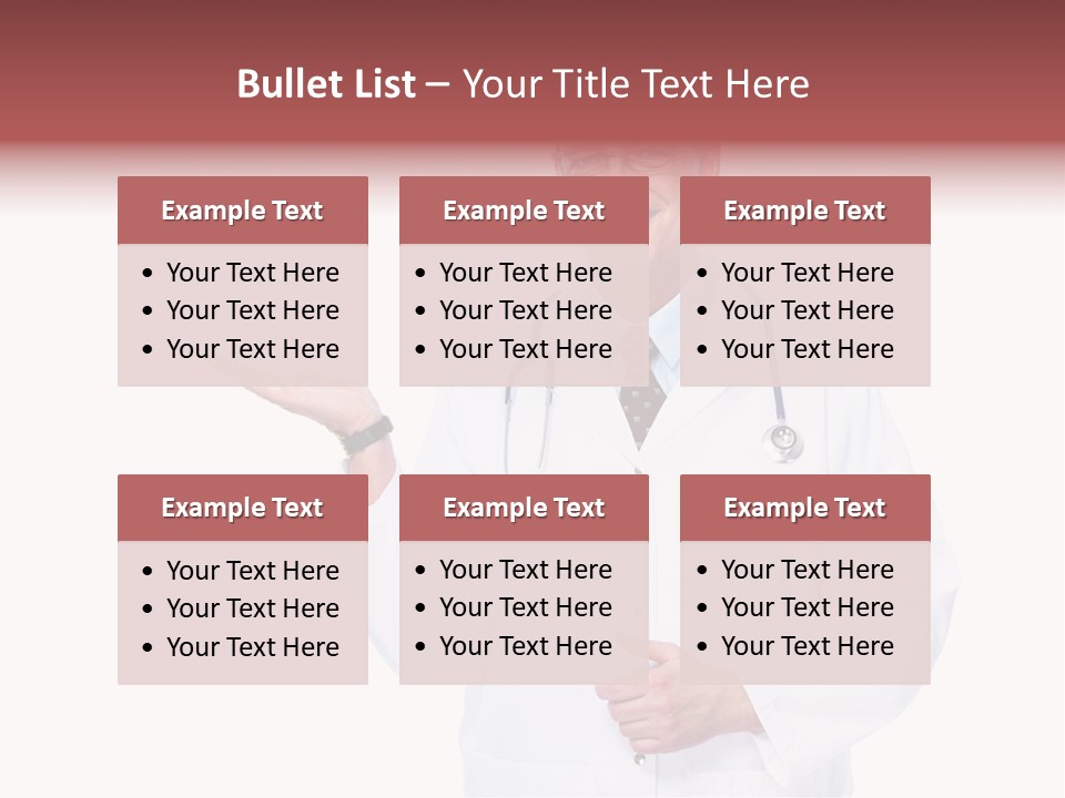 Job Male Caucasian PowerPoint Template