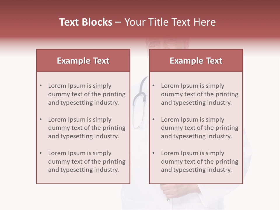 Job Male Caucasian PowerPoint Template
