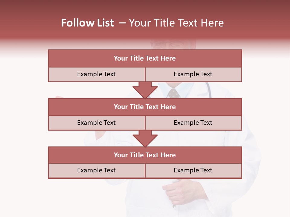 Job Male Caucasian PowerPoint Template