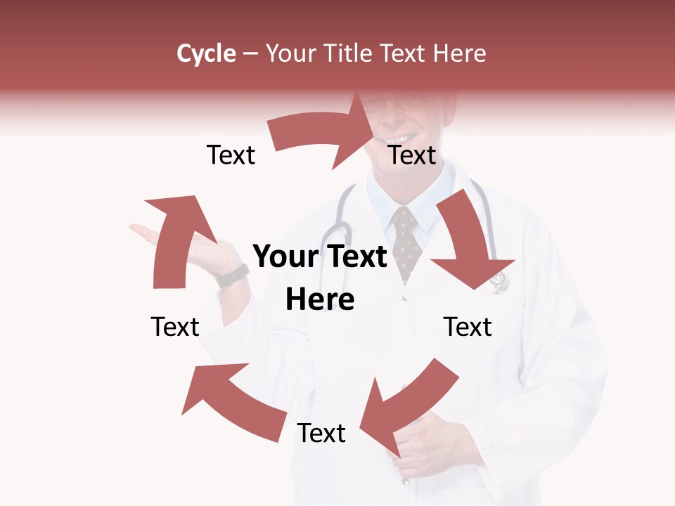 Job Male Caucasian PowerPoint Template