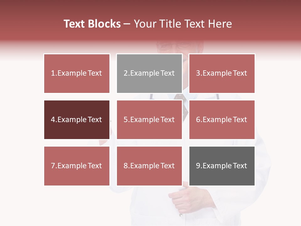 Job Male Caucasian PowerPoint Template