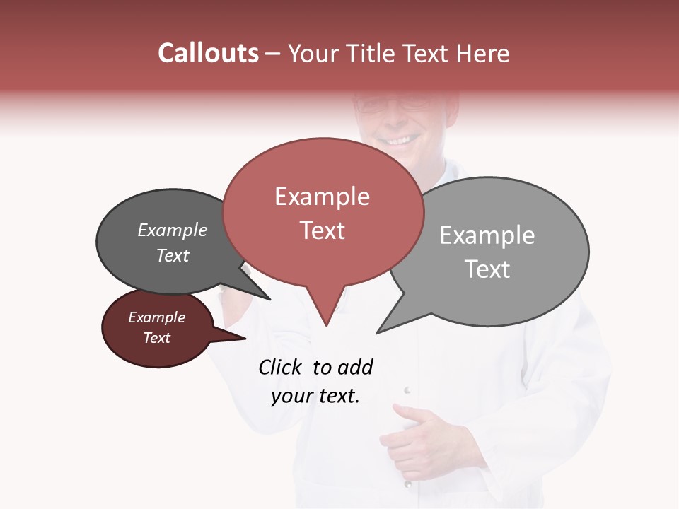 Job Male Caucasian PowerPoint Template