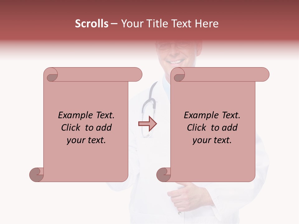Job Male Caucasian PowerPoint Template