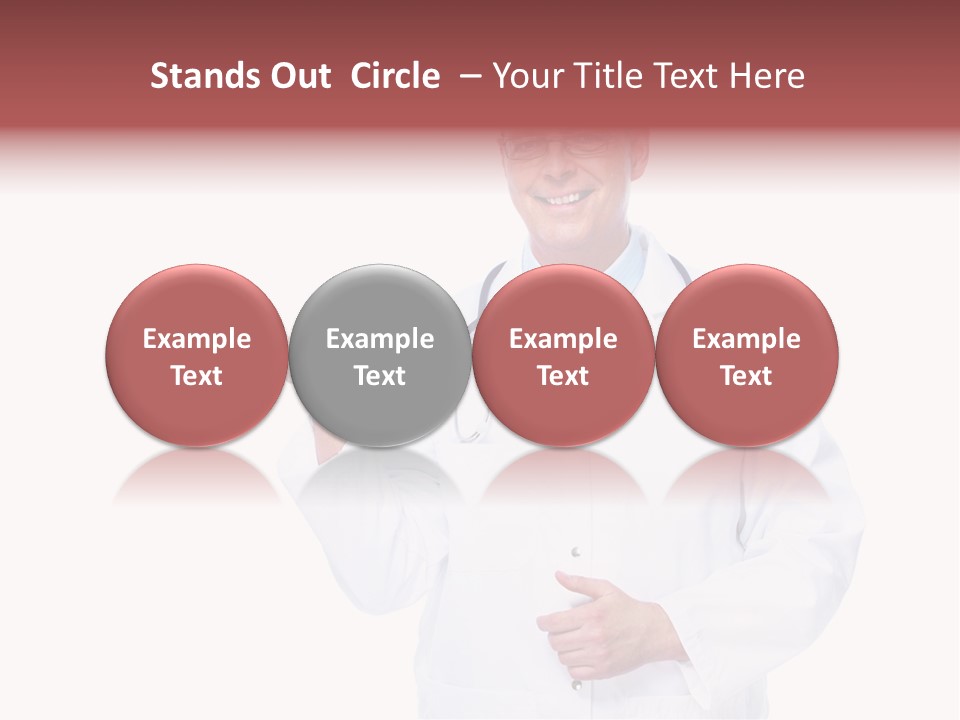 Job Male Caucasian PowerPoint Template