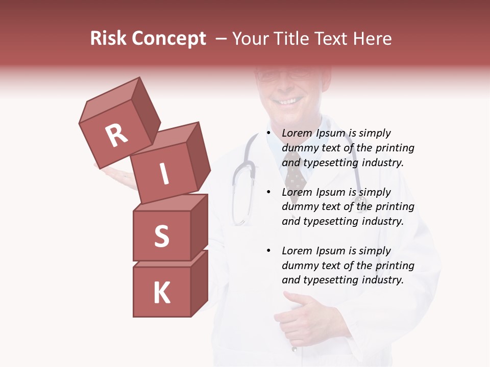 Job Male Caucasian PowerPoint Template