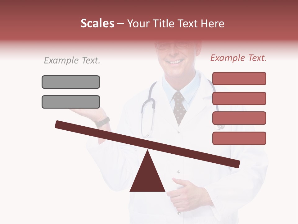 Job Male Caucasian PowerPoint Template