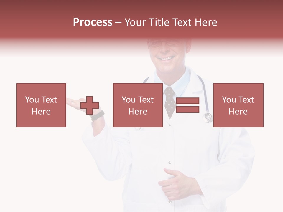 Job Male Caucasian PowerPoint Template