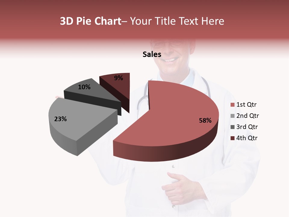 Job Male Caucasian PowerPoint Template