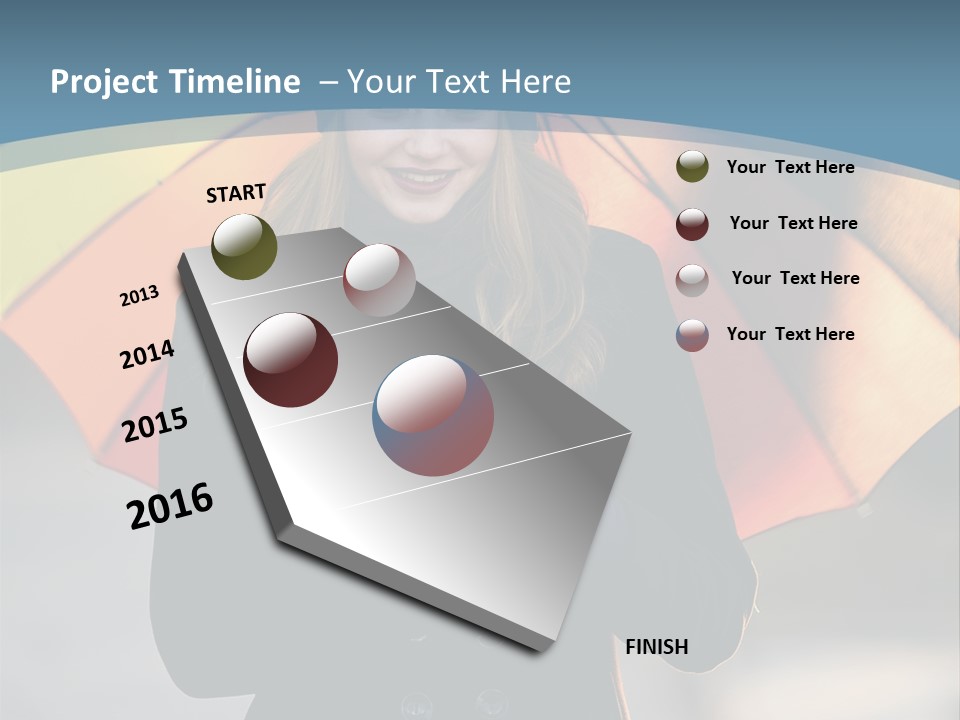 Cute Beauty Summer PowerPoint Template