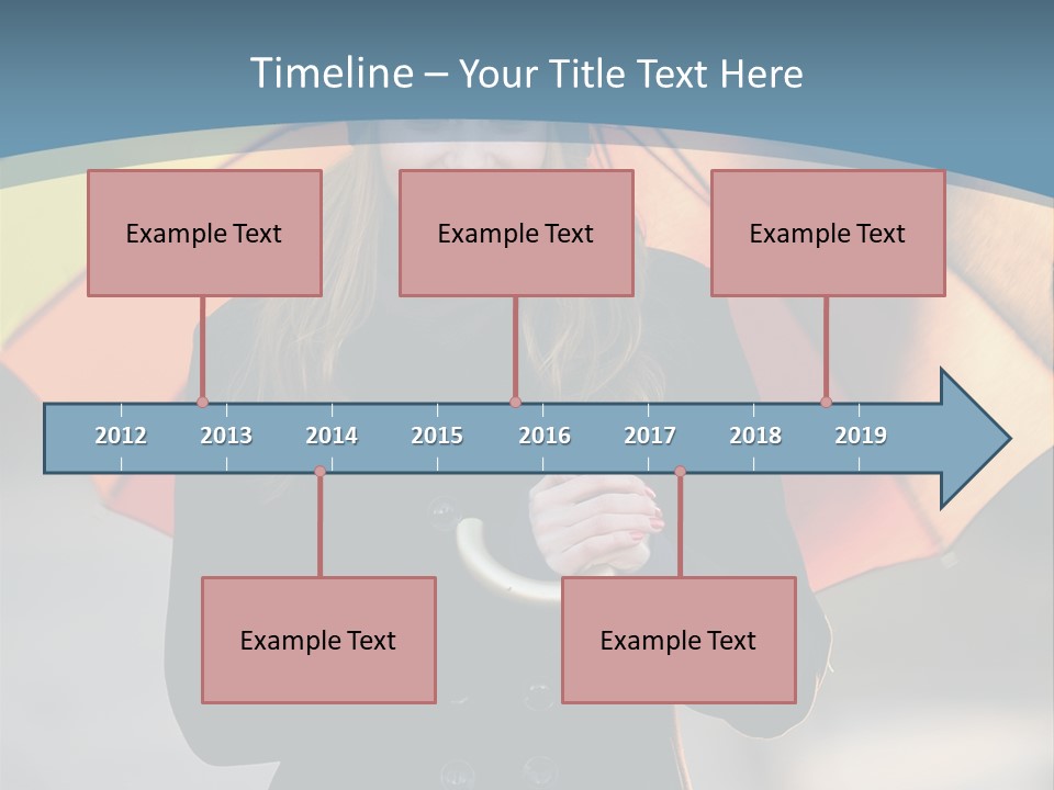Cute Beauty Summer PowerPoint Template