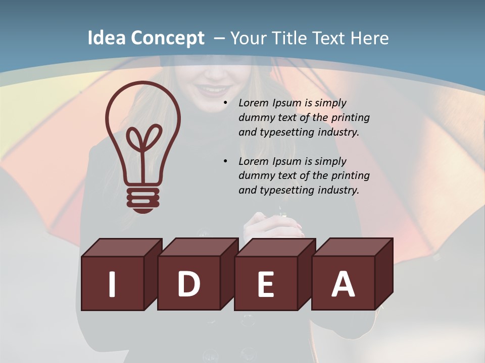 Cute Beauty Summer PowerPoint Template