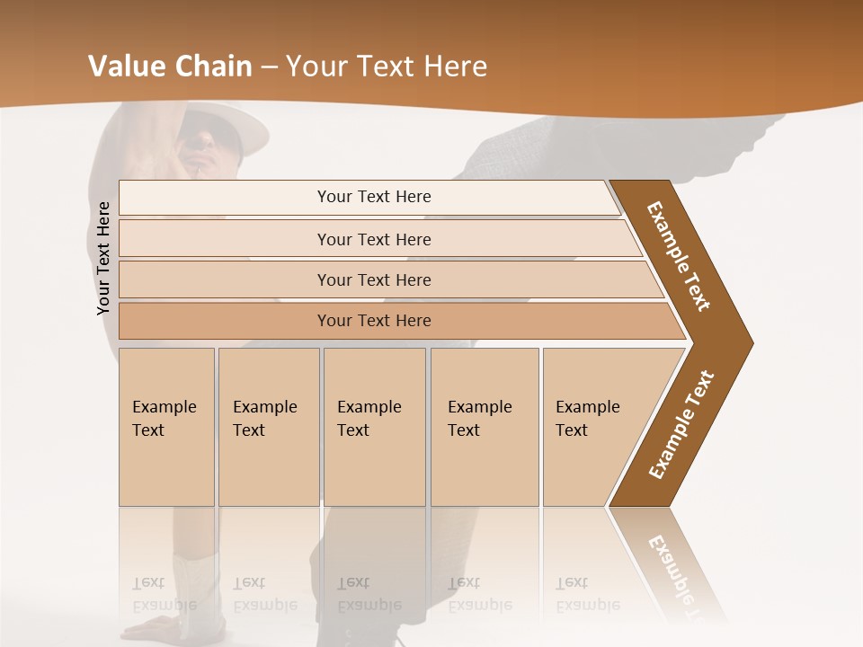 Flexibility Boy Breakdancer PowerPoint Template