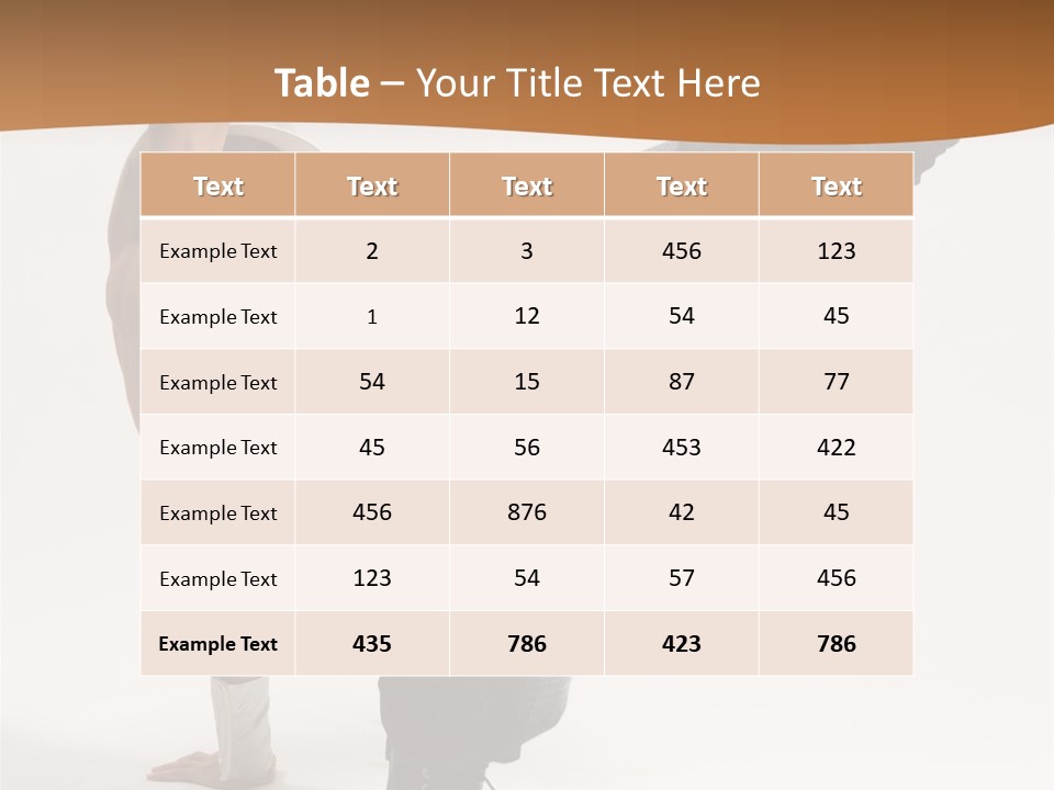 Flexibility Boy Breakdancer PowerPoint Template