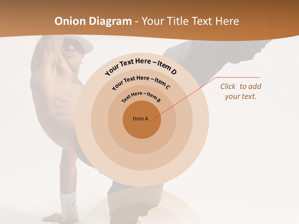 Flexibility Boy Breakdancer PowerPoint Template