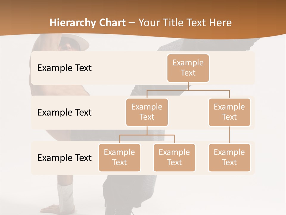 Flexibility Boy Breakdancer PowerPoint Template