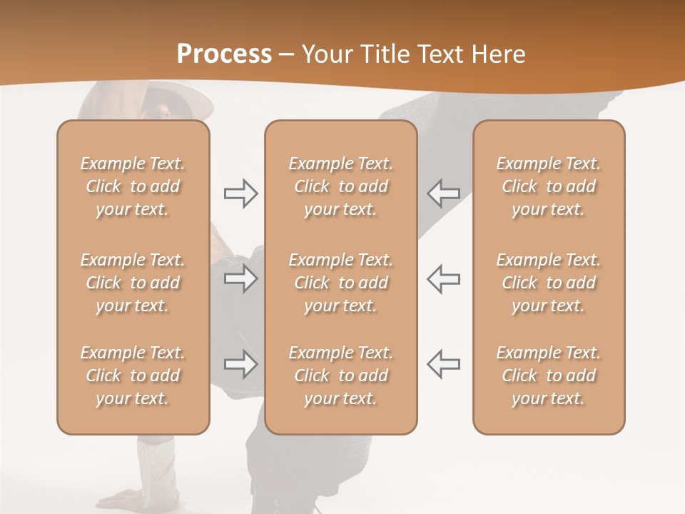 Flexibility Boy Breakdancer PowerPoint Template