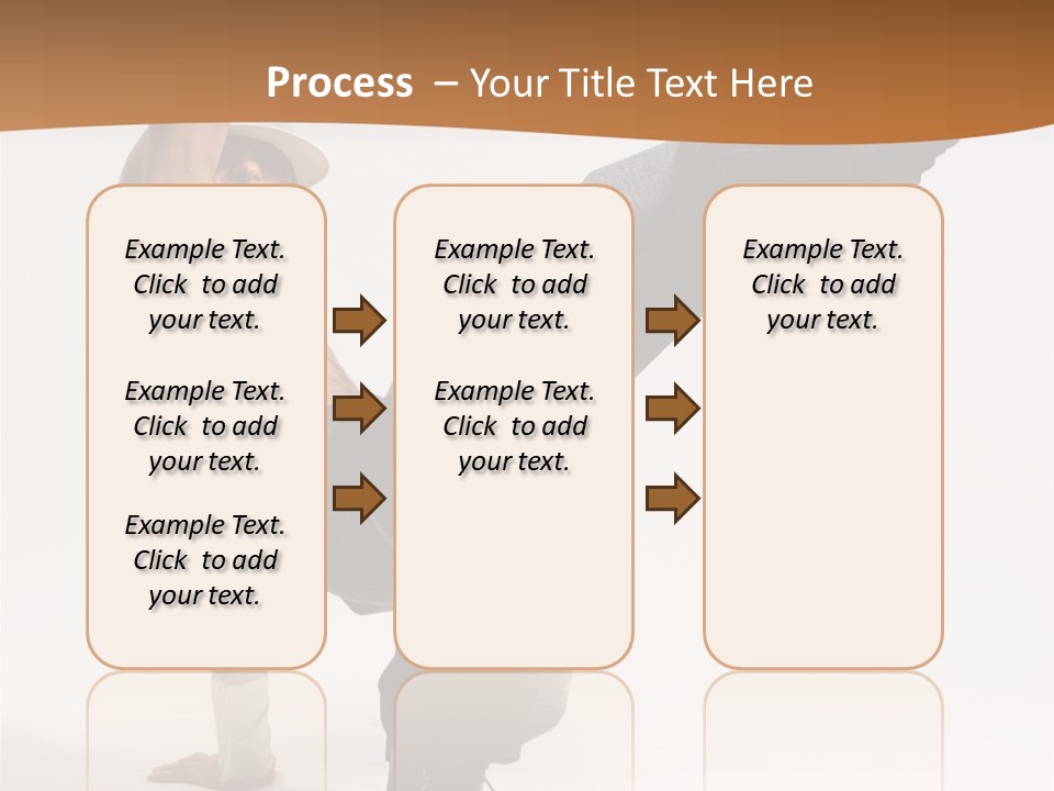 Flexibility Boy Breakdancer PowerPoint Template