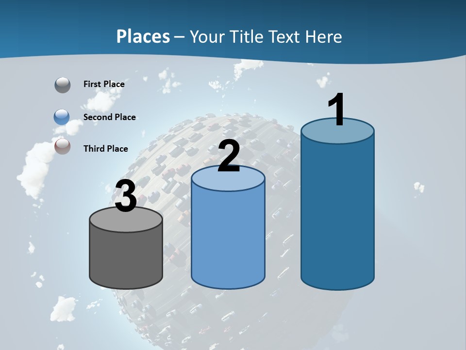 Planet Environment Blue PowerPoint Template