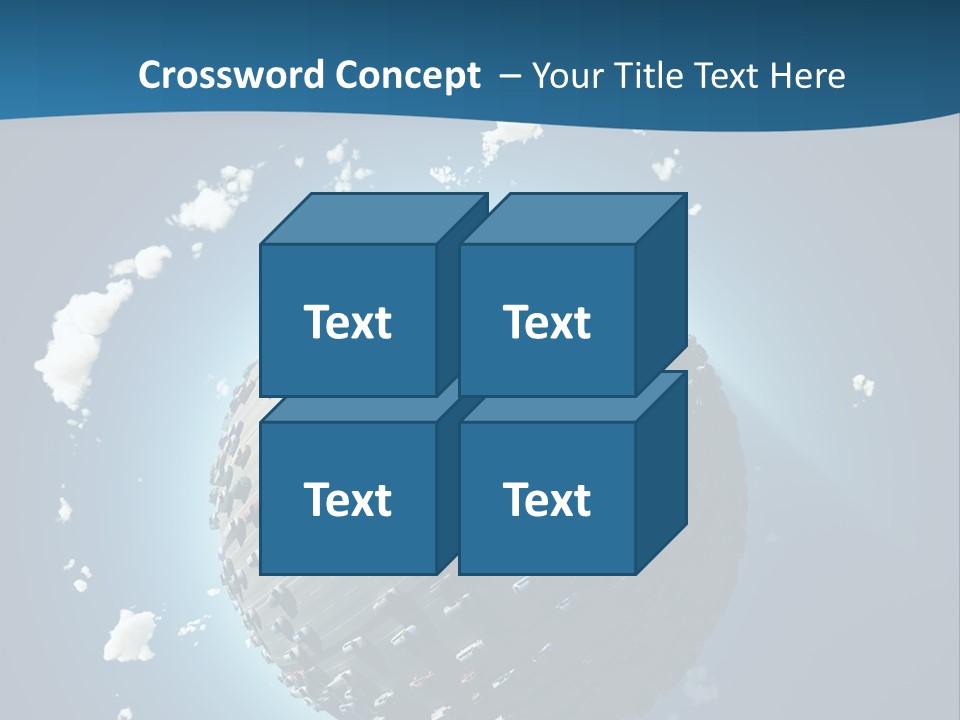 Planet Environment Blue PowerPoint Template