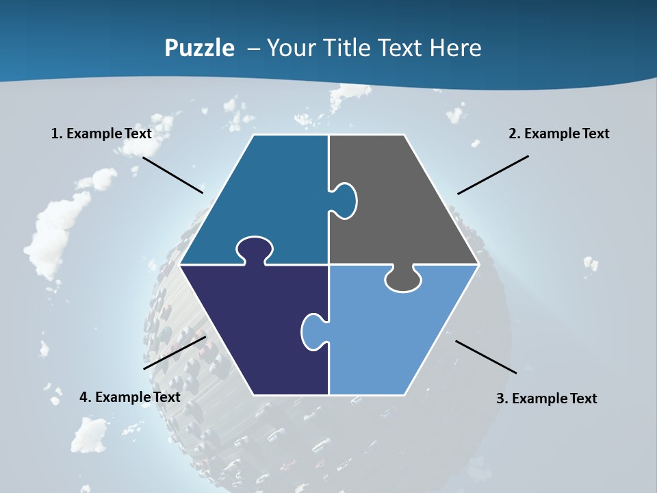 Planet Environment Blue PowerPoint Template