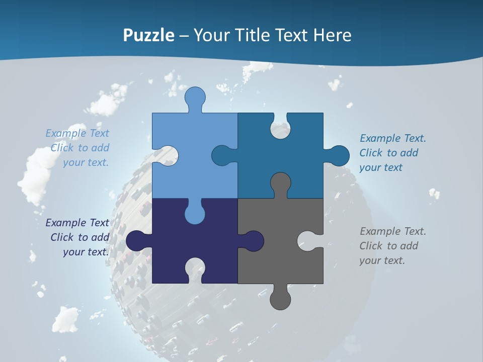 Planet Environment Blue PowerPoint Template