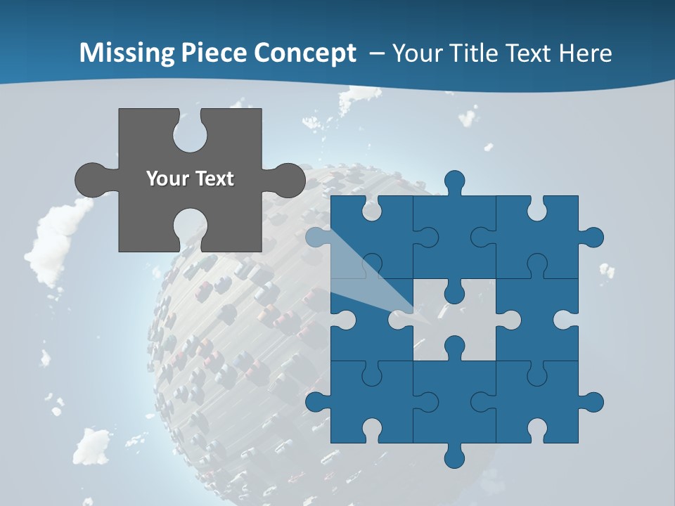 Planet Environment Blue PowerPoint Template