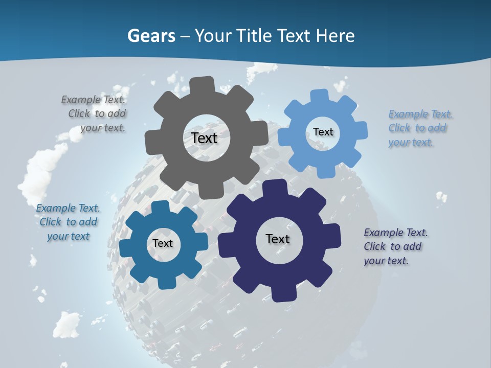 Planet Environment Blue PowerPoint Template