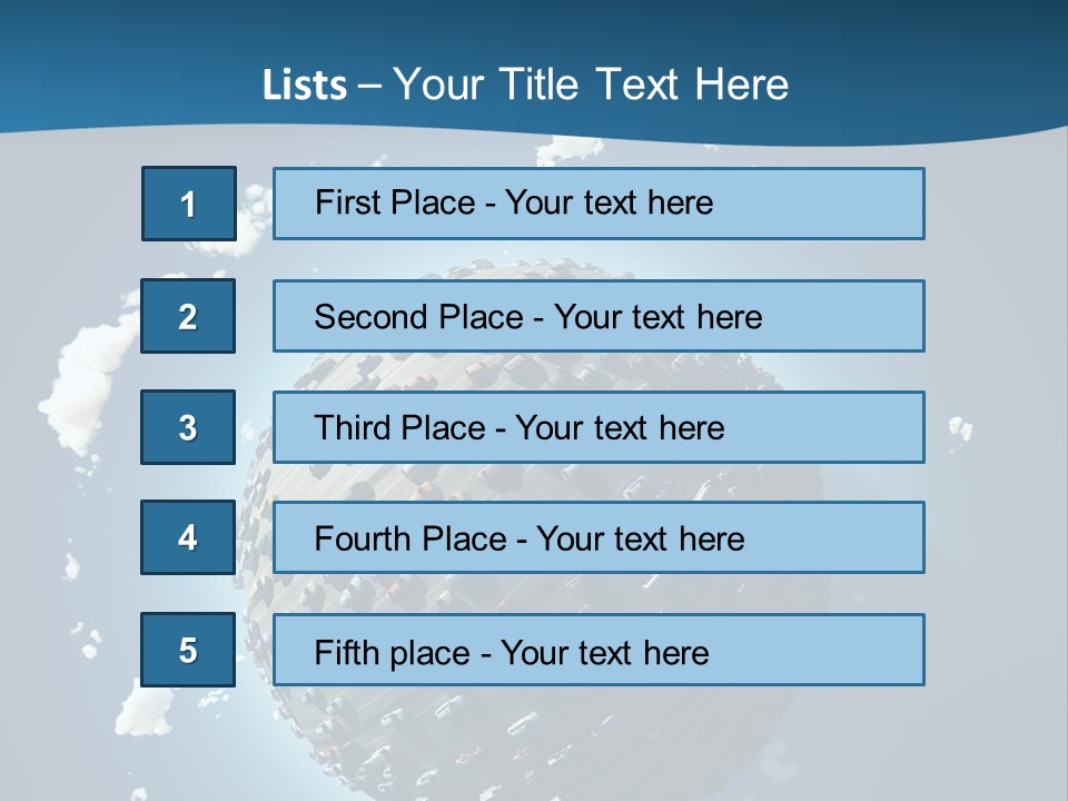 Planet Environment Blue PowerPoint Template