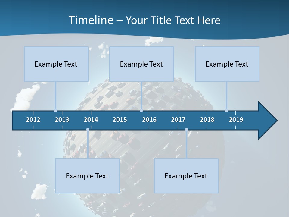Planet Environment Blue PowerPoint Template