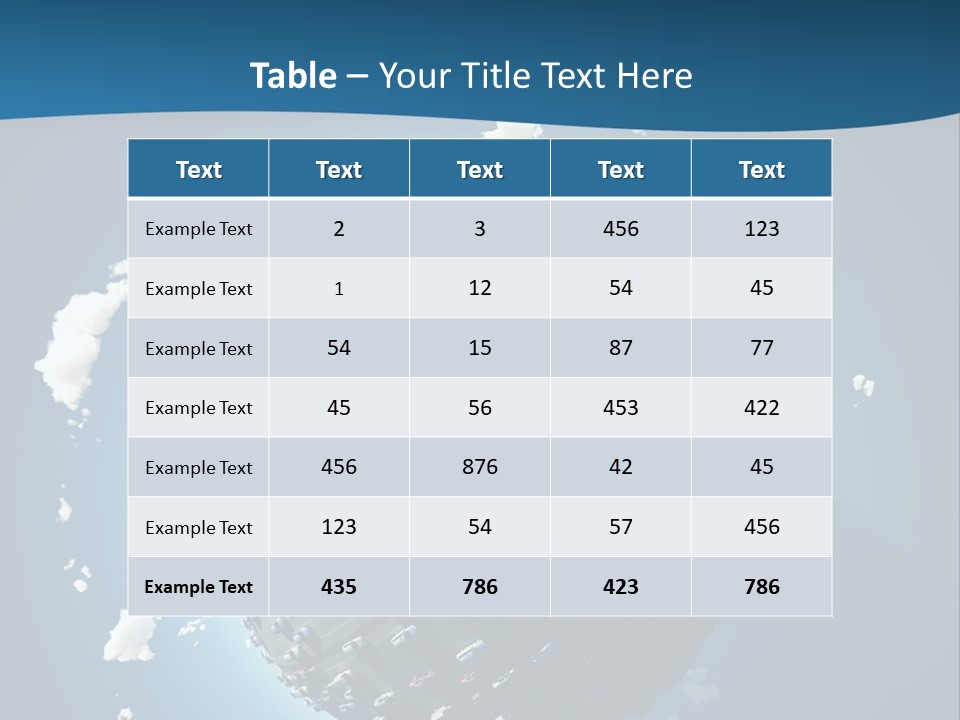 Planet Environment Blue PowerPoint Template