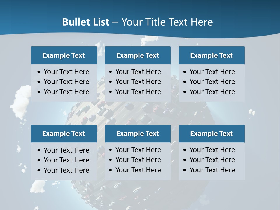 Planet Environment Blue PowerPoint Template