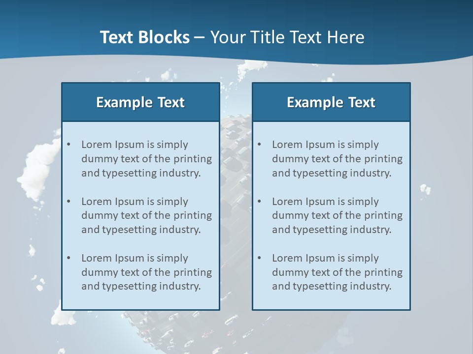 Planet Environment Blue PowerPoint Template