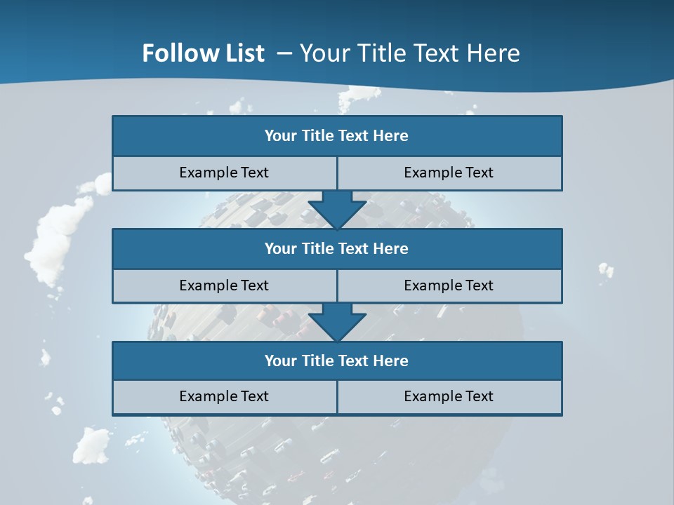Planet Environment Blue PowerPoint Template