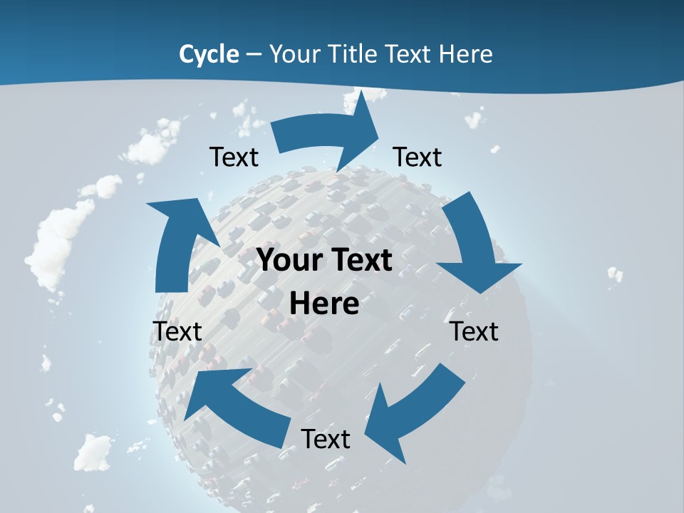 Planet Environment Blue PowerPoint Template