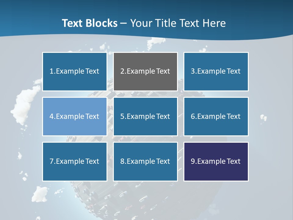 Planet Environment Blue PowerPoint Template