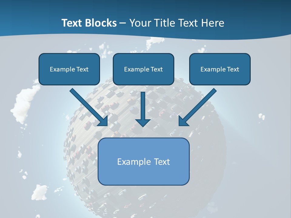 Planet Environment Blue PowerPoint Template