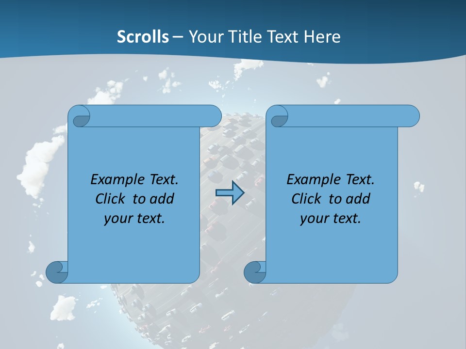Planet Environment Blue PowerPoint Template