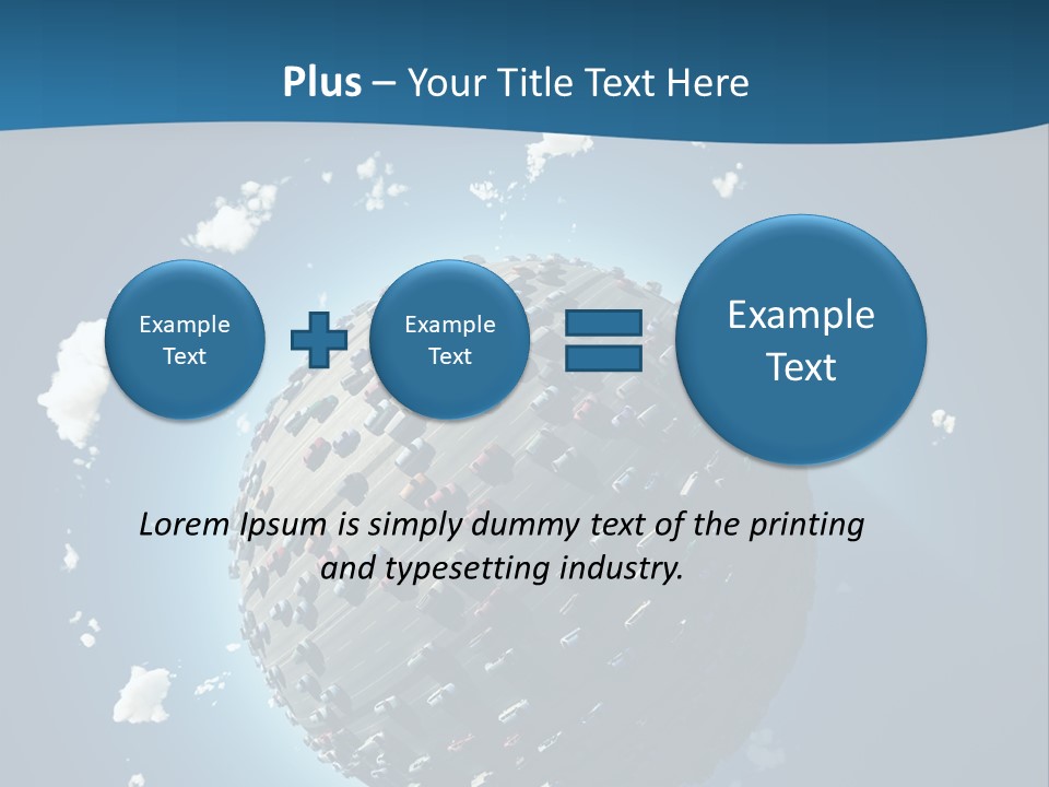 Planet Environment Blue PowerPoint Template