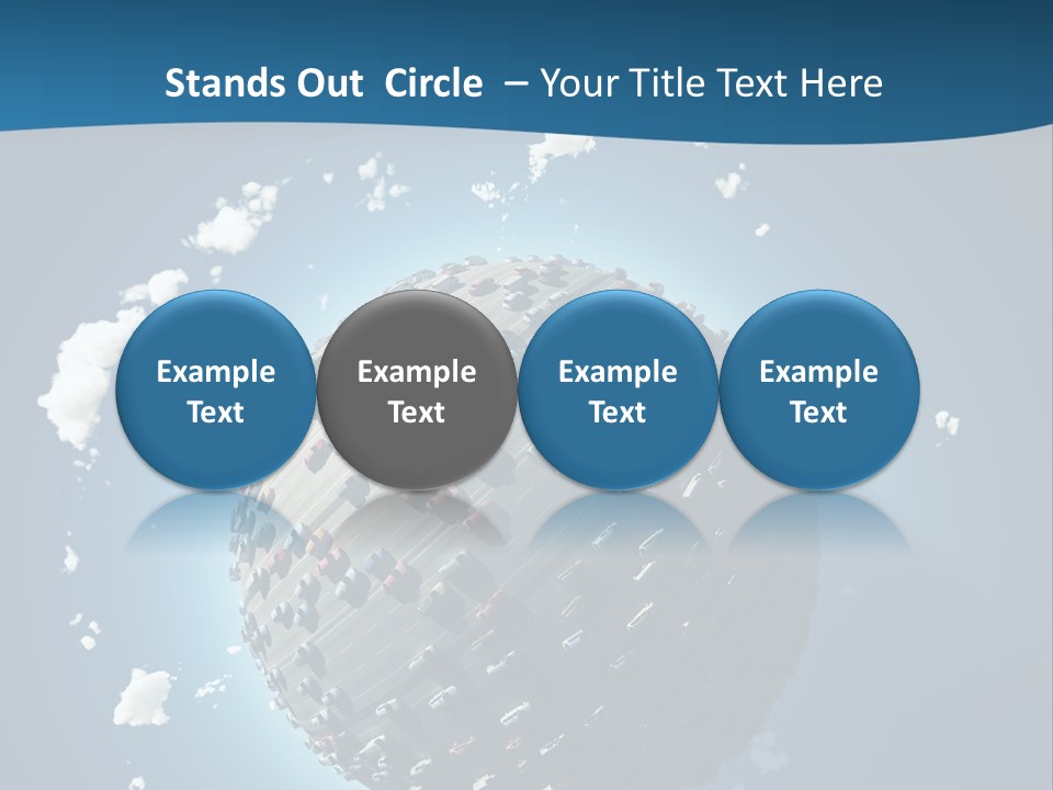 Planet Environment Blue PowerPoint Template