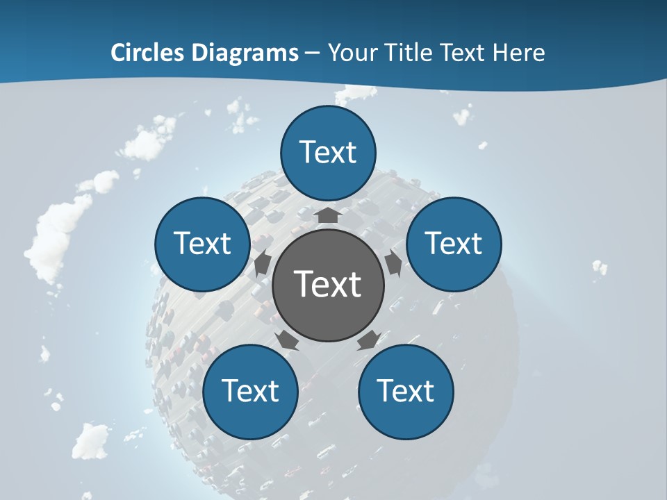Planet Environment Blue PowerPoint Template