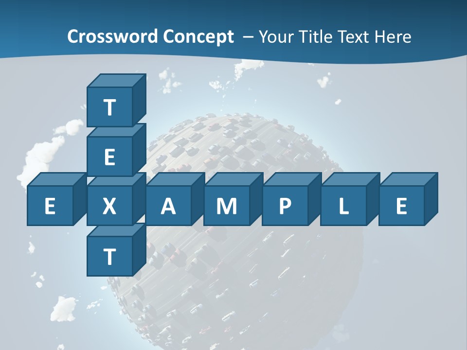 Planet Environment Blue PowerPoint Template