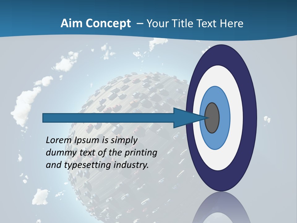 Planet Environment Blue PowerPoint Template