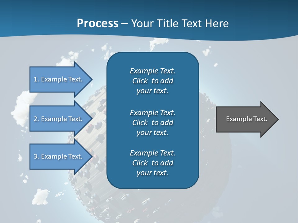 Planet Environment Blue PowerPoint Template